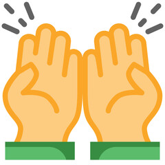  Prayer Icon, Flat style icon vector illustration, Suitable for website, mobile app, print, presentation, infographic and any other project.