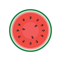 water melon icon vector design template elegant style