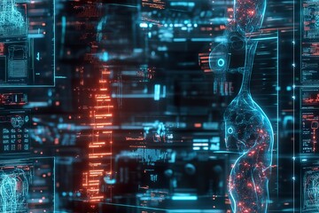 Digital Human Body Scan with Medical Data Interfaces