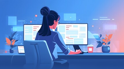 Businessman working from home, illustrating a productive remote work environment.