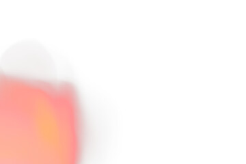 Abstract red and orange glow on Transparent overlay background.