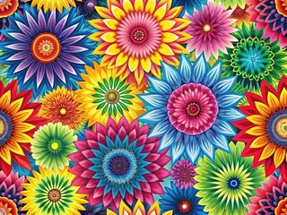 Naklejka premium Abstract Background Pattern - Dynamic AI Art
