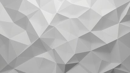 Fototapeta premium Abstract Grey Triangle Low Poly Geometric Background Design, Sharp Colors, Depth, Mood, Professional