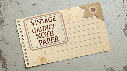 Obraz premium antique-style travel label and luggage tag, complete with a decorative border, space for a name and destination, and a classic aviation emblem.