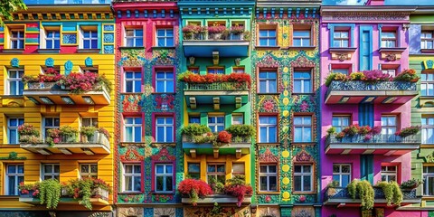 Berlin Kreuzberg House Facade - Modern Architecture