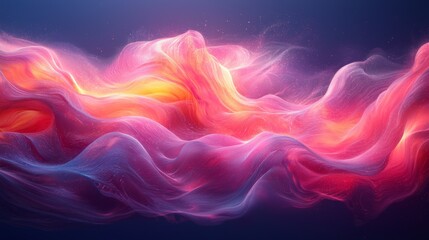 Obraz premium Abstract waves in pink and purple tones