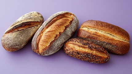 Artisan Breads Collection- Four Delicious Loaves