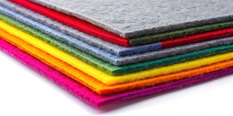 Grey Felt Texture Abstract Floor Carpet Closeup