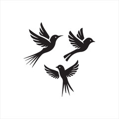 Obraz premium vector illustration of a bird