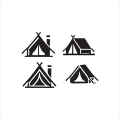 vector illustration of a mountain icons