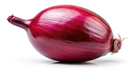 Red Onion Isolated - High Definition Studio Shot