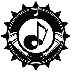 black and white shield