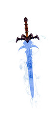 Frostmourne Sword isolated on white