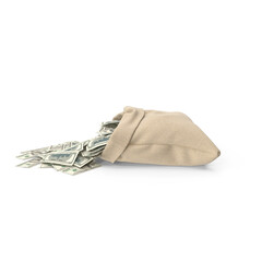 money in envelope isolated, stack of dollars, Money Bag Full Of Banknotes Transparent PNG