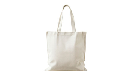
Blank tote bag mockup on transparent background