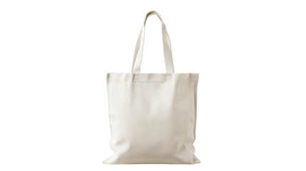 
Blank tote bag mockup on transparent background