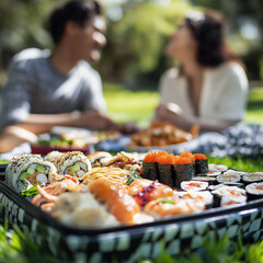 Sushi Picnic in the Park
