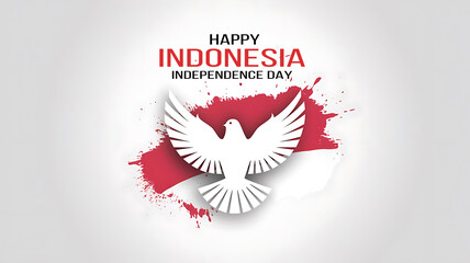 Obraz premium Celebrate Indonesia's Independence Day with Pride and Unity!