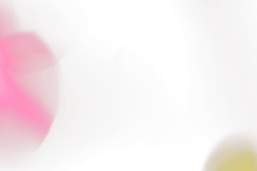 Abstract pink and yellow light streaks on Transparent overlay background.