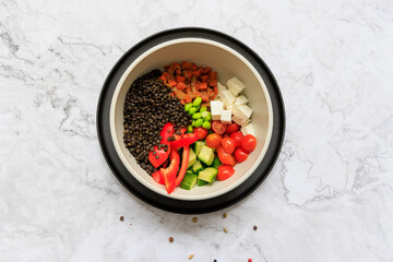 Superfood Bowls frisch zubereitet