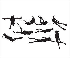 Snorkeling, Diving Vector Bundles svg, scuba diver svg, Scuba Diver Silhouette SVG, Scuba Diving Files Svg, SVG Scuba Diving, Diving png
