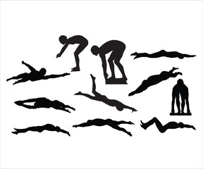 Swimming svg, Swimmer svg, Swim svg, Swimmer SVG Bundle, Swimmer svg Clipart,Swimmer Silhouettes, Swimmer clipart, Swimming Mom, Swimmer png