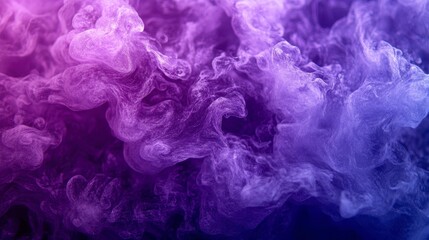 Fototapeta premium Abstract Purple and Blue Swirling Ink in Water Dynamic Fluid Art Background