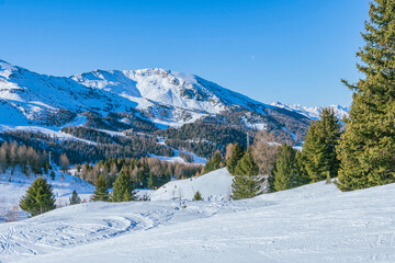 Winter Mountains Christmas Holidays