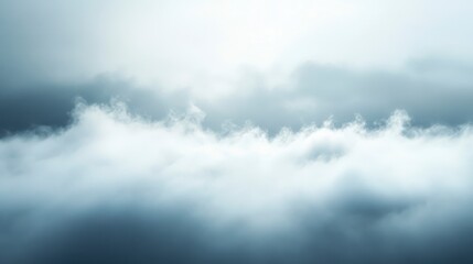 Fototapeta premium Dramatic Sky Dense Cloud Formations Overcast Atmosphere Moody Cloudscape