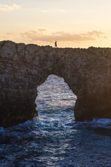 View to the natural arc Pont d'en Gil