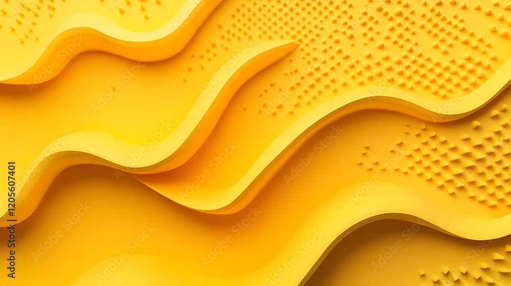 Poster vibrant geometric grid patterns in minimalist 3d digital