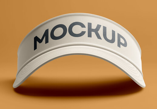 Sports Visor Mockup: Perfect for Golf, Tennis, Cap, and Activewear Branding Generated with AI