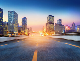 Obraz premium 都会の夜景 イルミネーション