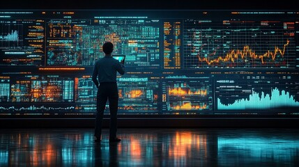 A blockchain network visualized with cryptocurrency coins being exchanged between nodes, symbolizing decentralized transactions. 312