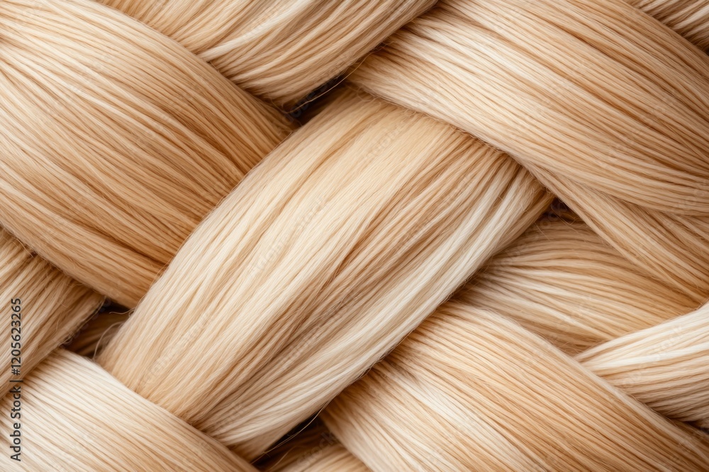 Poster a detailed close-up of yarn textures, showing intricate patterns of twisted and interwoven strands