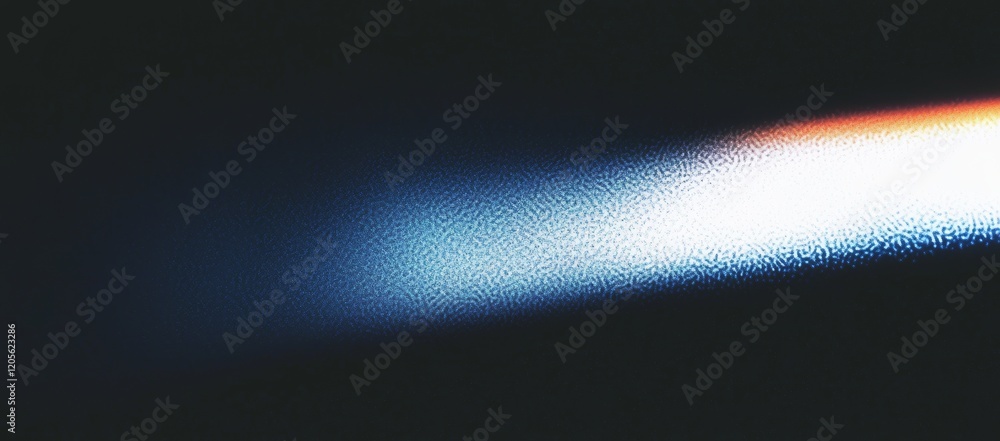 Poster A black, textured background with a grainy gradient, featuring an abstract golden wave that's blurred, set against a dark noise pattern with space for text.