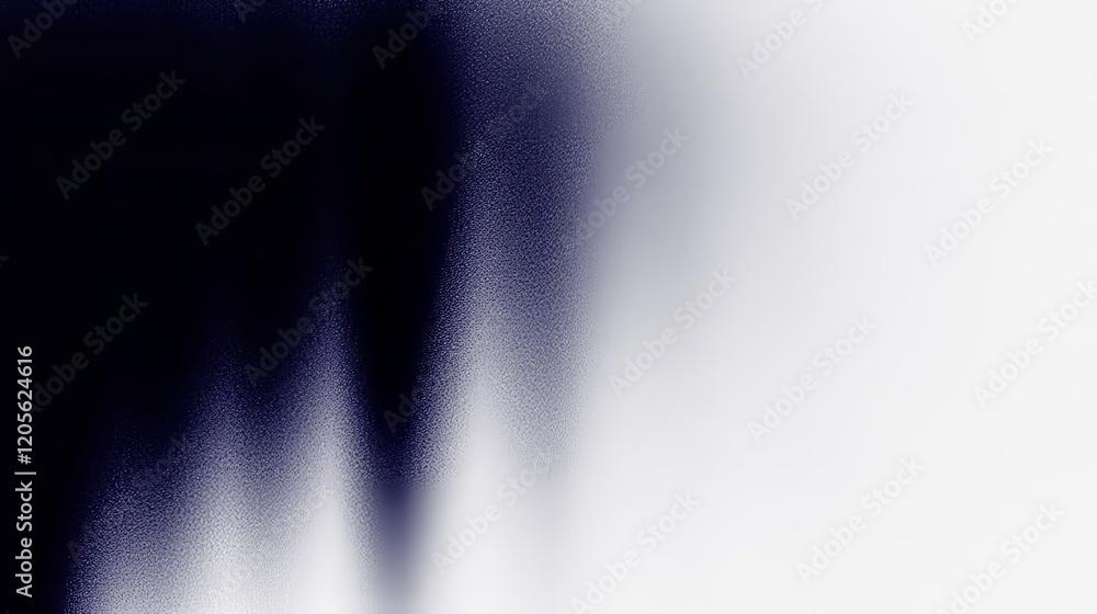 Aufkleber an abstract web banner design with a dark blue-purple gradient background, a grainy texture, and spa