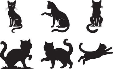 Cat Silhouette Collection