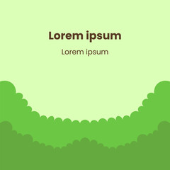 Fototapeta premium Vector illustration of a background with green grass
