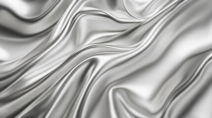 Fototapeta premium Silver Fabric Texture: Luxurious and Elegant Design
