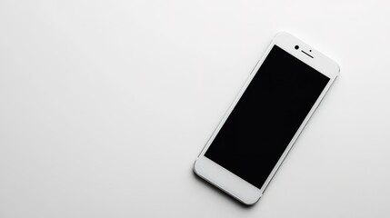 mobile phone with blank screen