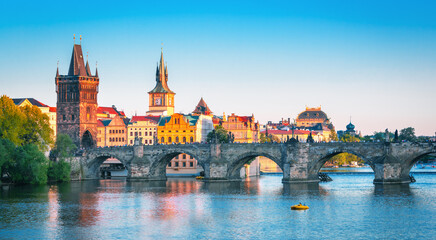Fototapeta premium Prag,Czech republik in the old Europe. 