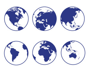Continents in the World
