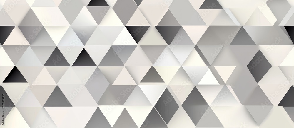 Aufkleber seamless geometric pattern of shaded triangles creates a modern and stylish repeating background