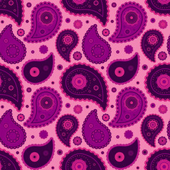 Background paisley by texture botany. Feminine curled to blossom beauty. Ink decorative with stylish india.
