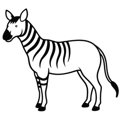 zebra vector illustration