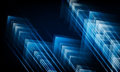 High speed concept Arrow Light out technology background Hitech communication concept innovation background, vector design