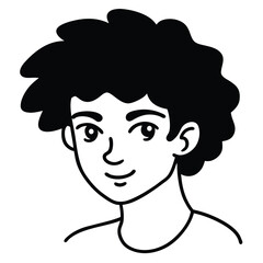 boy with hair