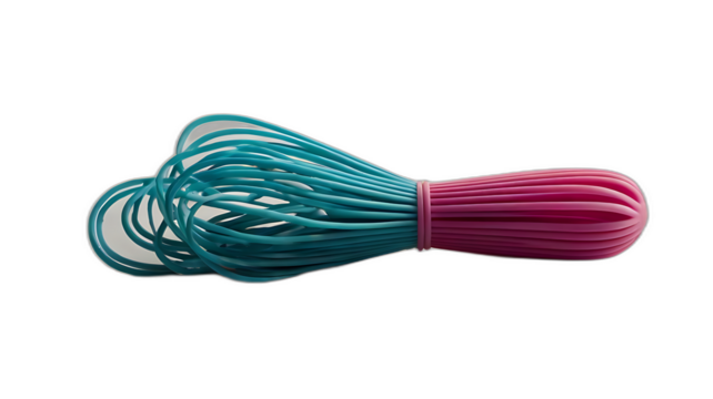 A whisk is a versatile kitchen tool designed for blending, whipping, and aerating ingredients with ease. It typically consists of a handle attached to a series of looped wires, often made of stainless