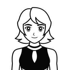 little girl in dress